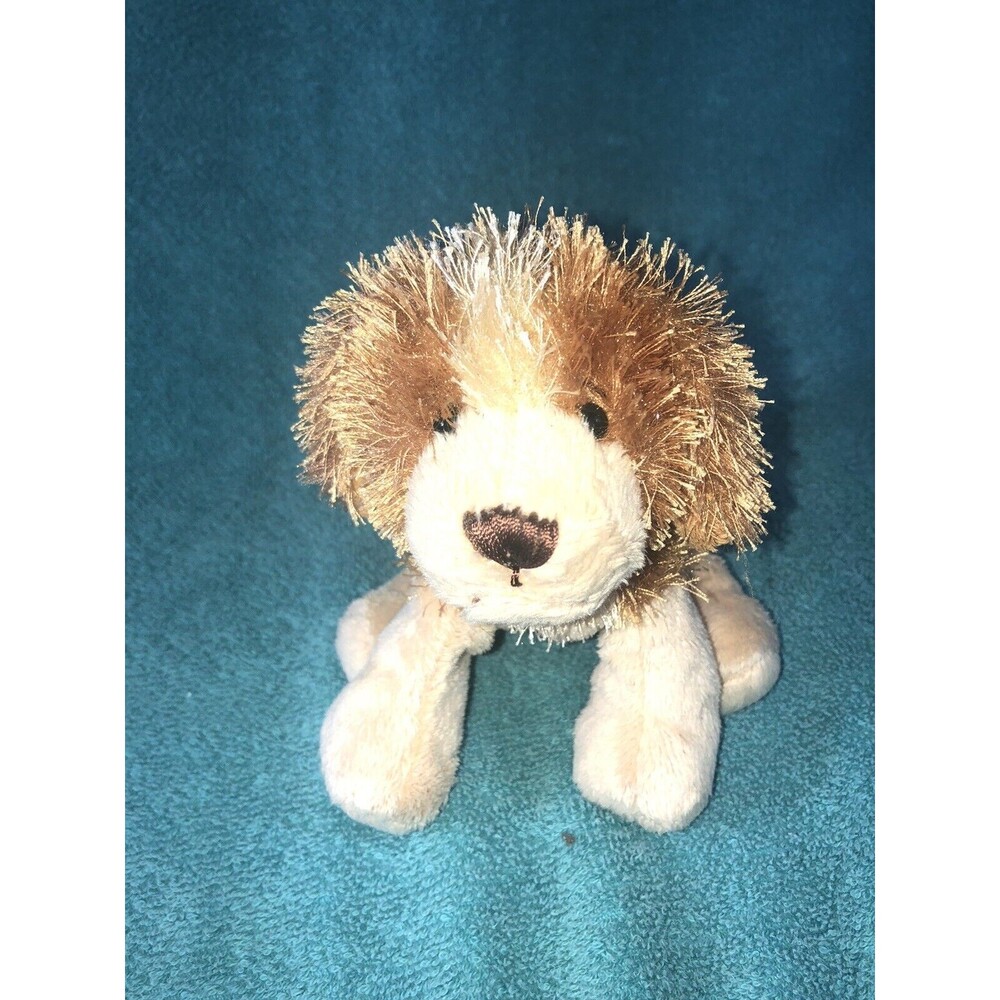 GANZ Small 6” Brown Puppy Dog By Ganz- EUC